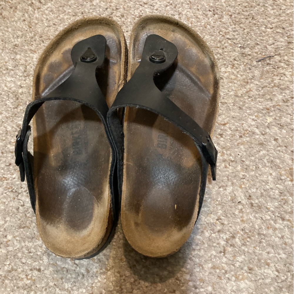 Birkenstock black leather 37